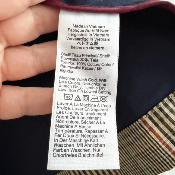 J. Crew Double-faced Cotton "Barn Jacket" in Plaid, size Small - Picture 8 of 11